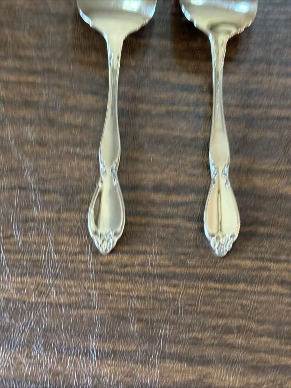 Set of 2 Oneida Community Chatelaine Stainless Pie Cake Servers Flatware 9.5